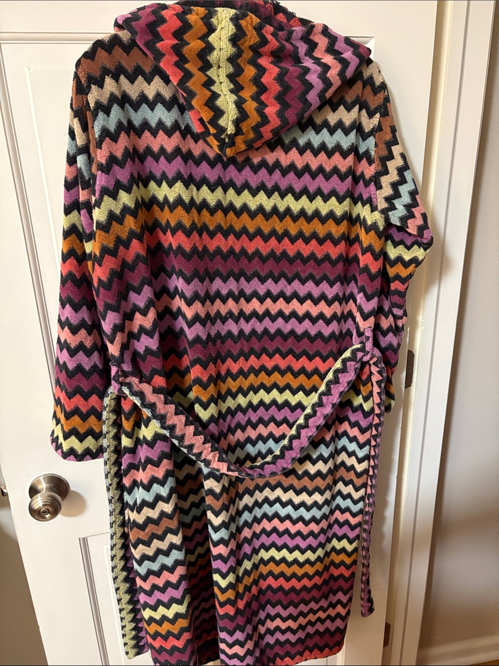 Missoni Home Multicolor Zigzag Robe with Bold Stripes - Picture 3 of 3